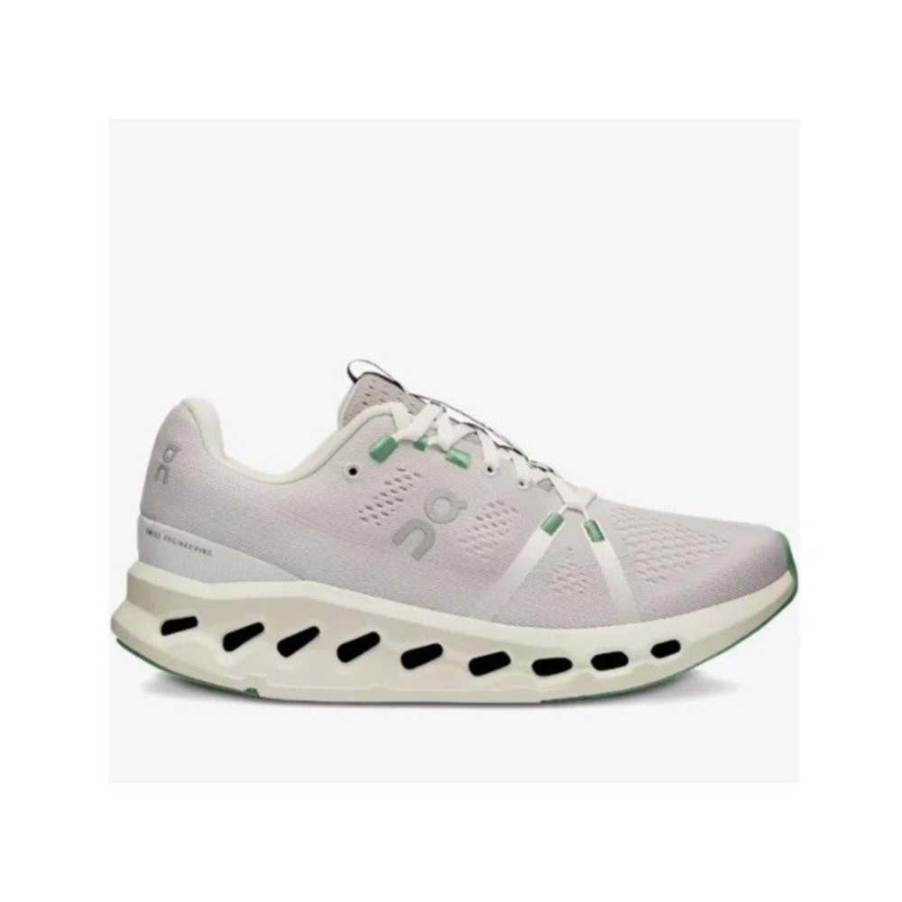 ON Running Brand Cloud Cloudsurfer Grey/lime Women's Running Shoes Size 8.5